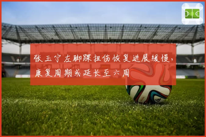 张玉宁左脚踝扭伤恢复进展缓慢,康复周期或延长至六周