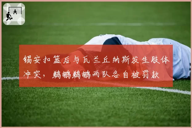 锡安扣篮后与瓦兰丘纳斯发生肢体冲突，鹈鹕鹈鹕两队各自被罚款